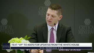 Vice President JD Vance Delivers Remarks at the Critical Minerals Ministerial