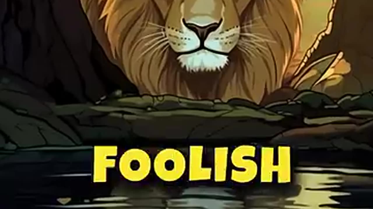 The Foolish Lion and the Clever Rabbit_ A Fun and Wise Moral Story for Kids _ AI Generated Video