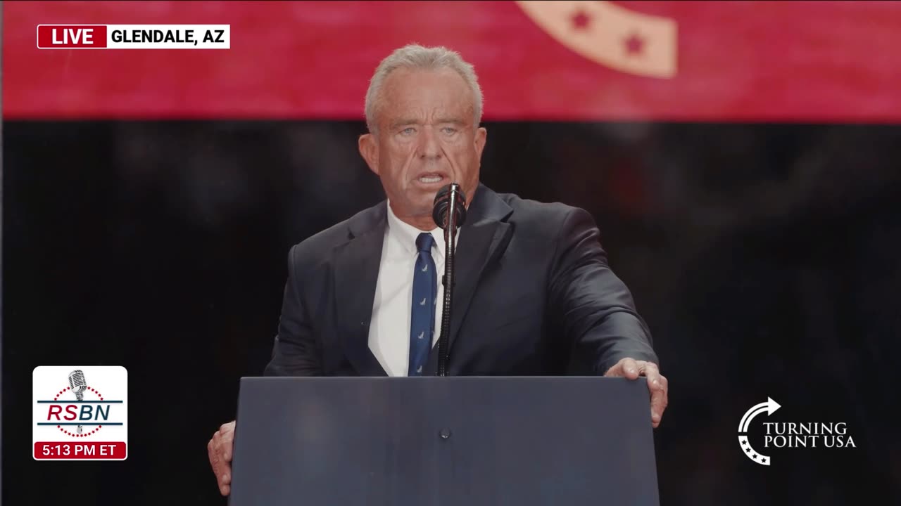 WATCH: Secretary of Health RFK Jr. Speaks at Turning Point USA's Charlie Kirk Memorial - 9/21/25