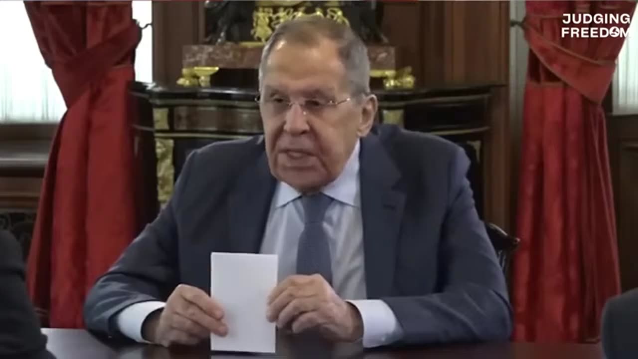 [SPECIAL] - Foreign Minister Sergey Lavrov - w- Judge Napolitano, Larry Johnson, & Mario Nawfal