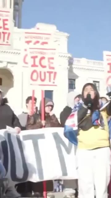 Students who participated in the anti-ICE protest at the Minnesota State Capitol were instructed