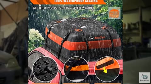 MeeFar Car Roof Bag XBEEK Rooftop top Cargo Carrier Bag Waterproof 15 Cubic fee