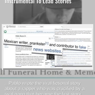 Thoughts On The Passing Of Pablo Reyes Santiago -- Unknowingly Instrumental To Lead Stories