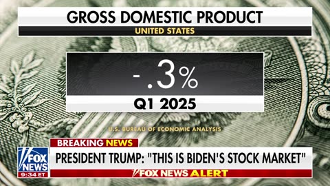Trump reacts as economy shrinks in Q1: 'Our country will boom.
