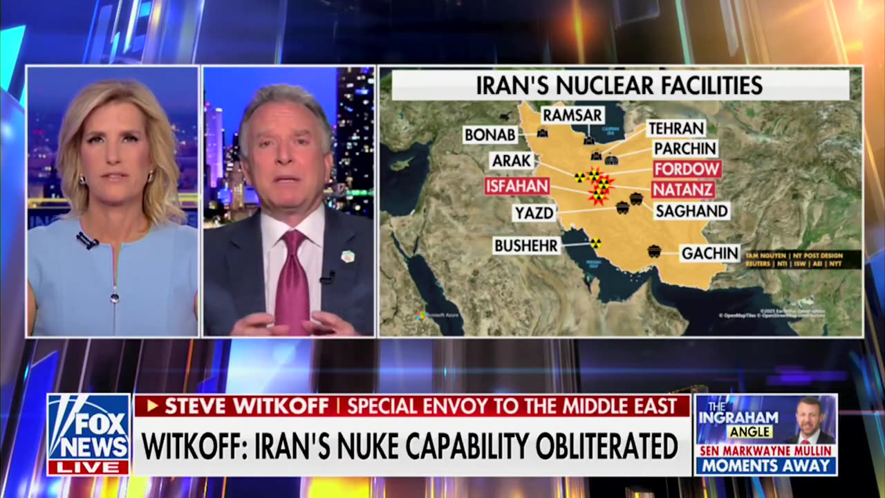 Steve Witkoff Says It's 'Almost Impossible' For Iran 'To Resurrect' Nuclear Weapons Program