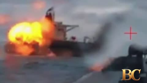 Ukraine says it struck Russian shadow fleet oil tanker in Black Sea