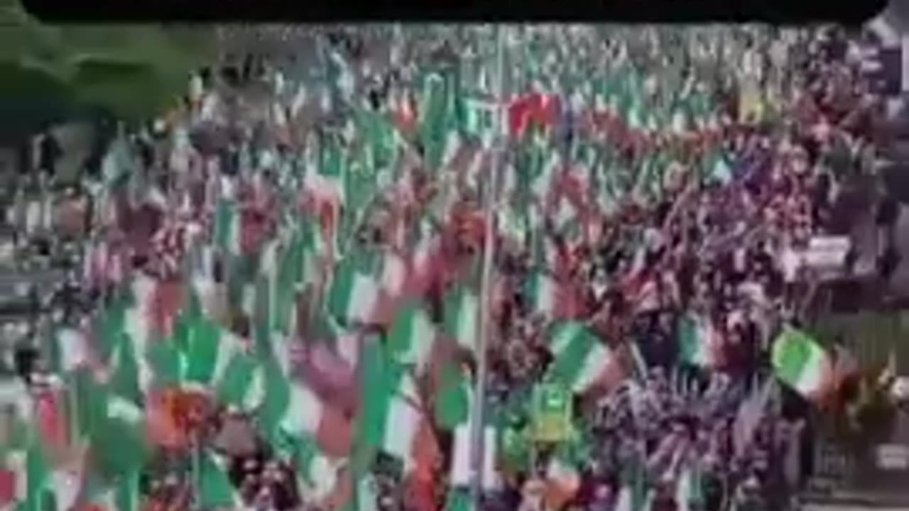 More than 100,000 irish patriots just conquered Dublin