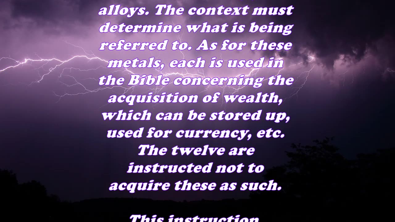 Matthew 10:9 - Daily Bible Verse Commentary
