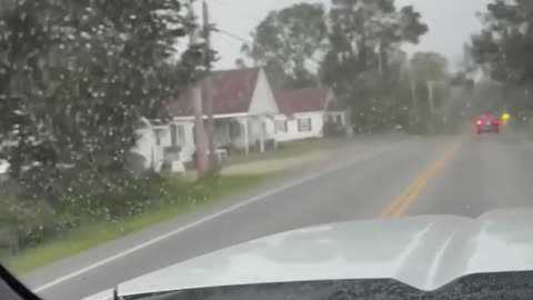 Severe Storm Tears Roof Off Building in Southern Maine