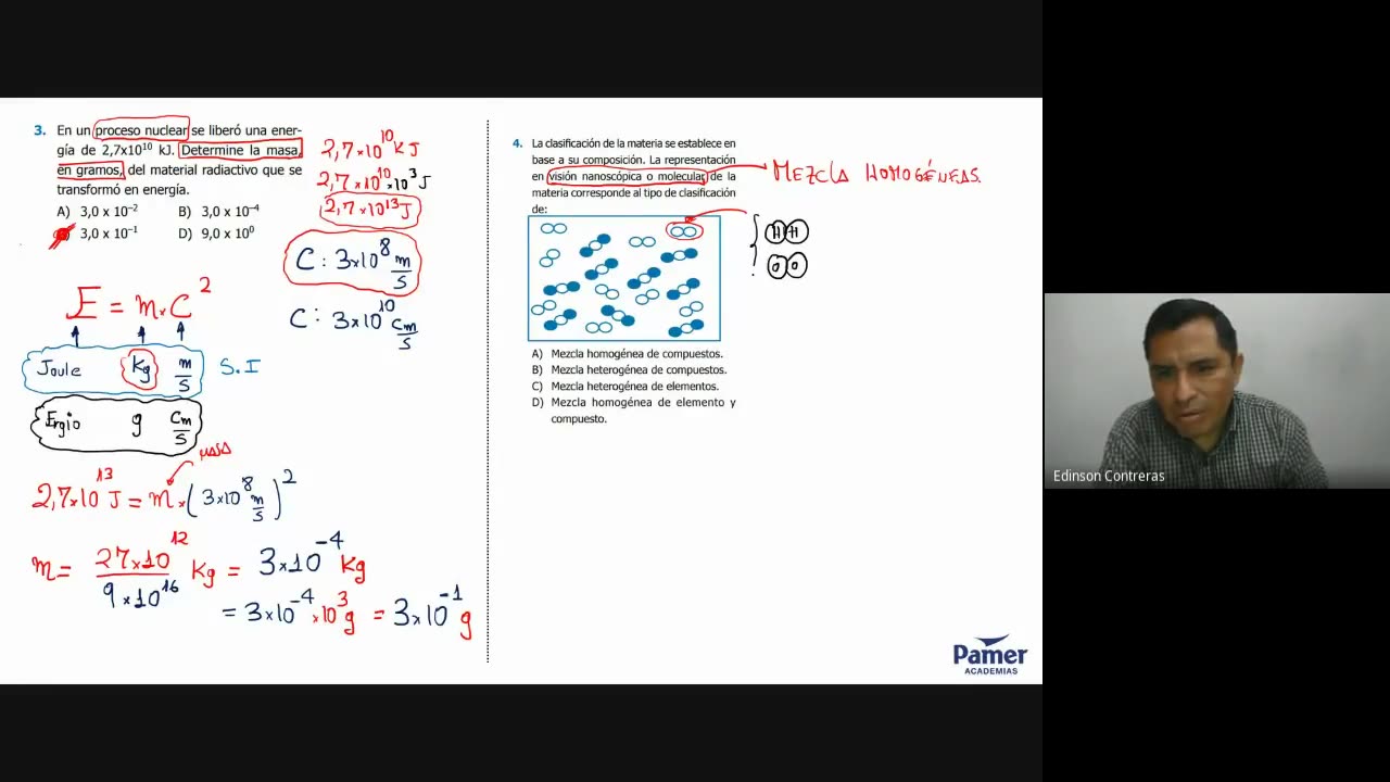 PAMER SEMESTRAL 2023 | Tema D | Química