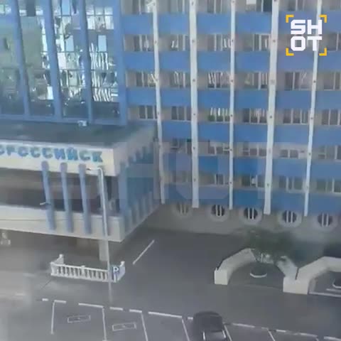 Falling Russian Air Defenses or Debris Set Fire to Multiple Areas Around Novorossiysk