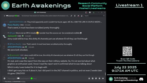 Earth Awakenings - Livestream 1 - #3309