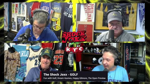 GOLF - Dream Foursomes, The Open Preview, Happy Gilmore, Fun - THE SHOCK JOXX 7/12/25