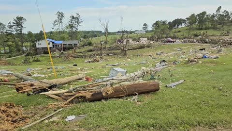 "Sunshine Hill Tornado Damage Drive Through – BSL Security Assists in London, KY"
