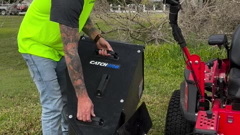 Catch Pro Grass Catcher in Action: Why Every Lawn Mowing Business Needs One