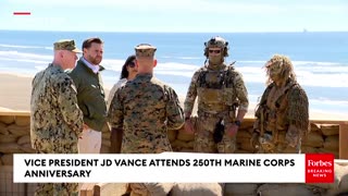 Vice President JD Vance Spotted At 250th Marine Corps Anniversary