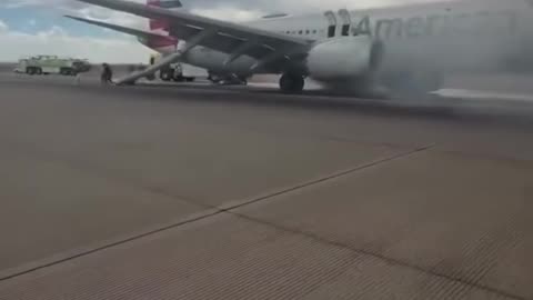 BREAKING: American Airlines flight AA3023 out of Denver forced to evacuate