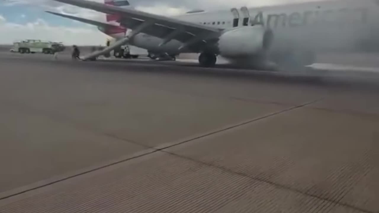 BREAKING: American Airlines flight AA3023 out of Denver forced to evacuate