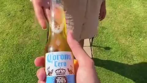 How to open non-alcoholic beer ….🫡
