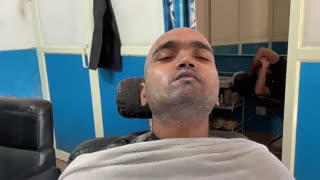 Clean_Beard_Shave__Using_Straight_Razor🪒___ASMR_Shave_In_India_🇮🇳___Bonus_Face_Massage
