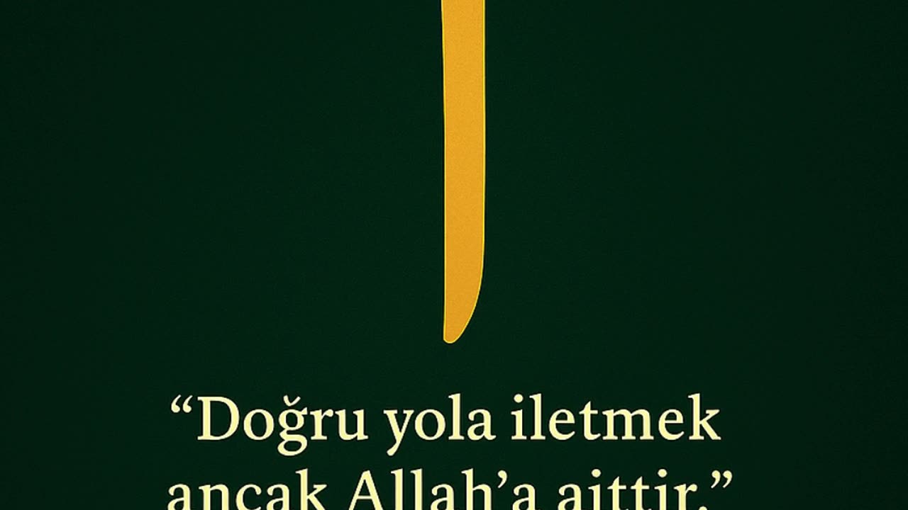 “İsmin Elif mi? – Doğruluğun Simgesiyle Yazılmış Bir Dua!”