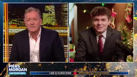 Piers Morgan and Nick Fuentes disagree on whether or not they want to hand out tampon