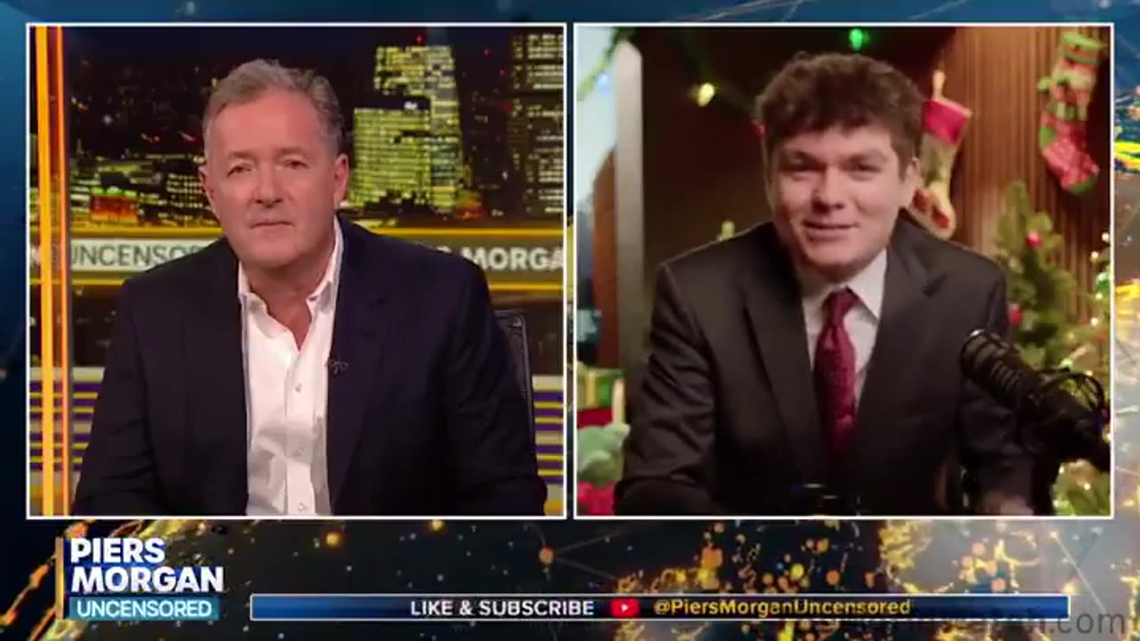 Piers Morgan and Nick Fuentes disagree on whether or not they want to hand out tampon