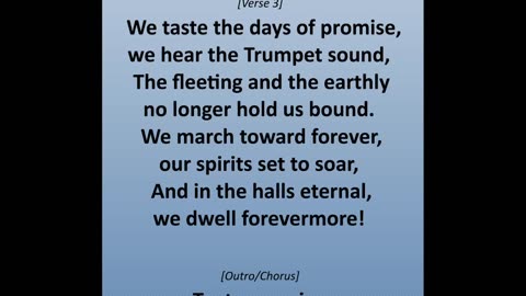 Glory Waits Beyond It All original gospel song lyrics video