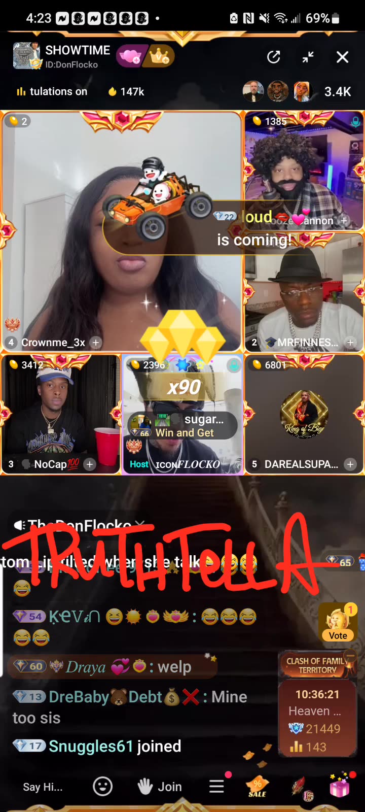 FLOCKOS FLOCKING FOR LOVE PANEL WITH DAREALSUPABIHH, LOOZECANNON, FINESSE & NOCAP