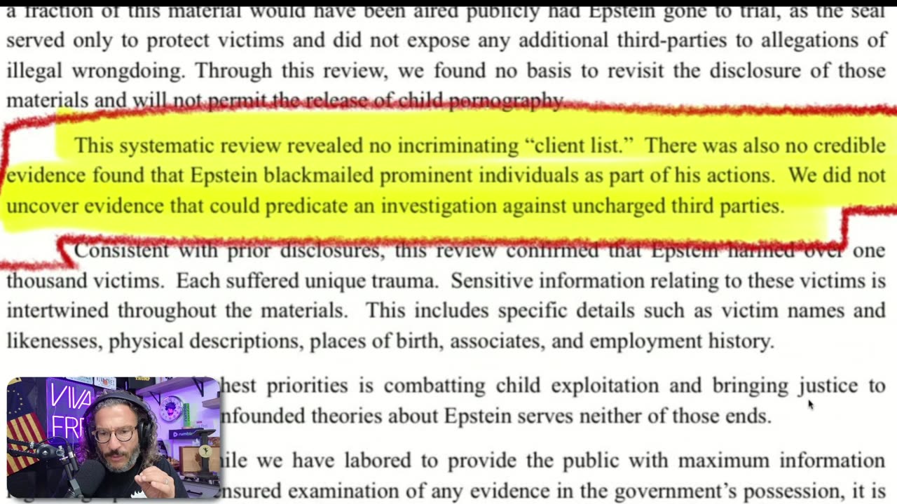 "No Client List"? The Untold Conspiracy of the Epstein DOJ Memo BOMBSHELL!