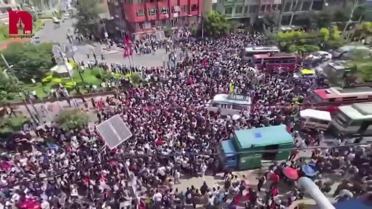 Young People in Nepal Are On Verge of Overthrowing Government Over Total Social Media Ban, Set Fire to Parliament