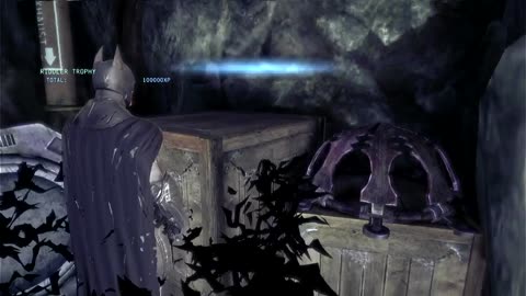Behind Riddler's secret door
