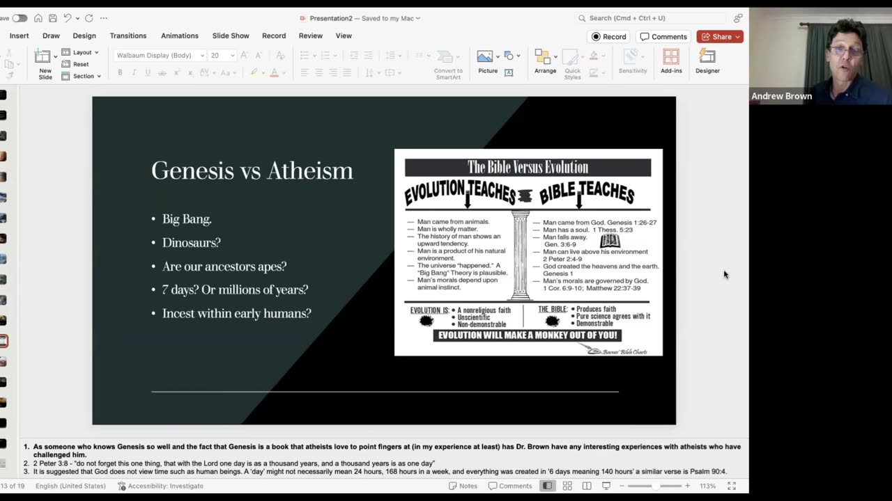 Ep. #2 - Part 7: Differences between Genesis and Atheism