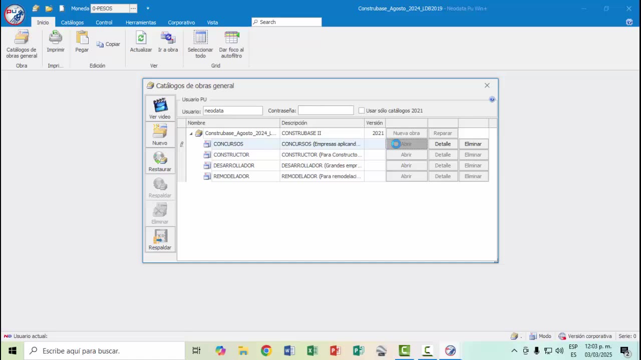 Software Neodata PU Win+ 2024