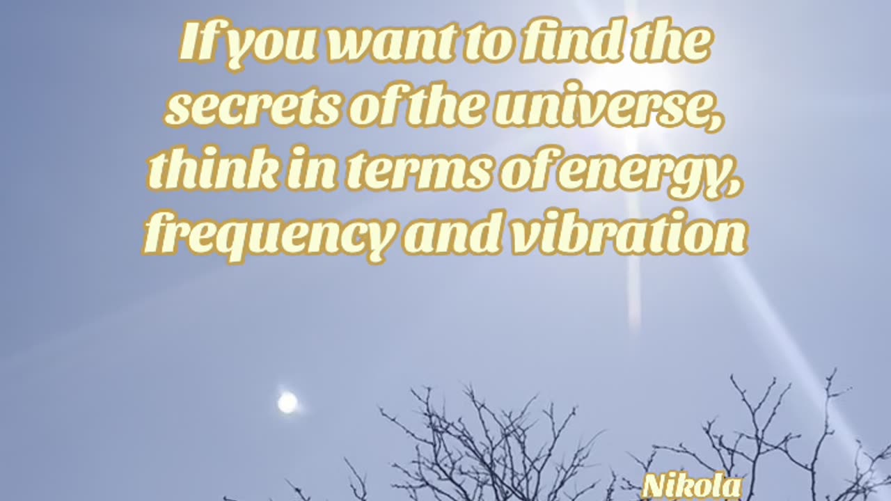 Nikola Tesla 💕: Quote