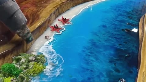 The Complete Step-by-Step Process of Crafting a Stunning 3D Ocean Wave Epoxy Resin Table