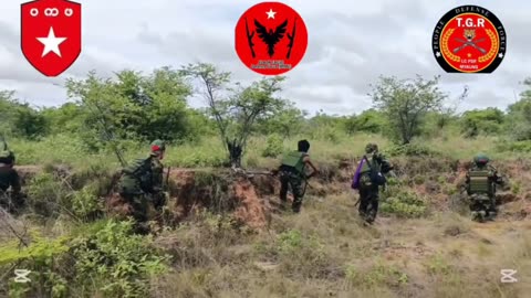 🚨💥 Myanmar War | Black Eagle Defense Force Ambushes RMC Convoy on Monywa-Mandalay Road | RCF
