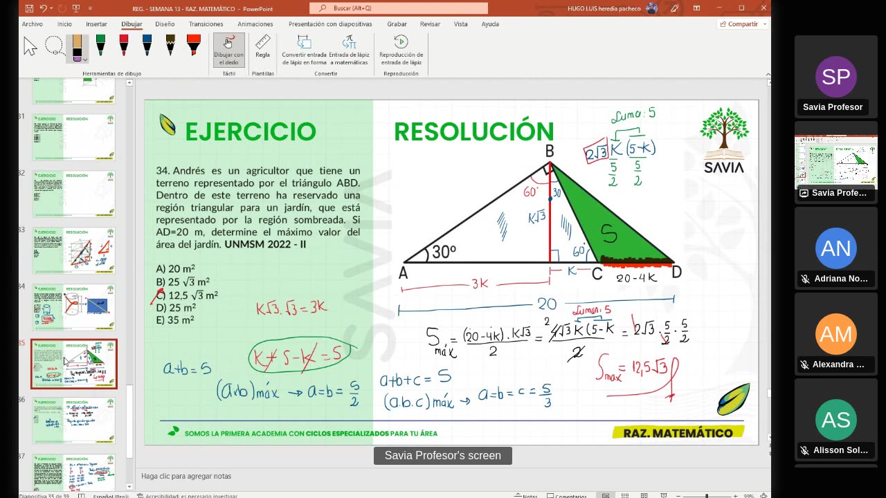 SAVIA SEMIANUAL 2024 | Semana 13 | Raz Mat S2