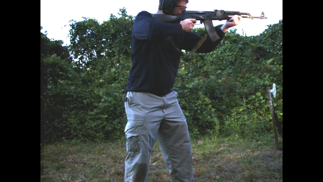 Me and my friend, AK-74 (slow motion)