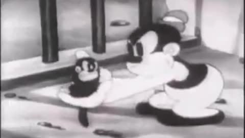 Looney Tunes: Bosko at the Zoo spanking
