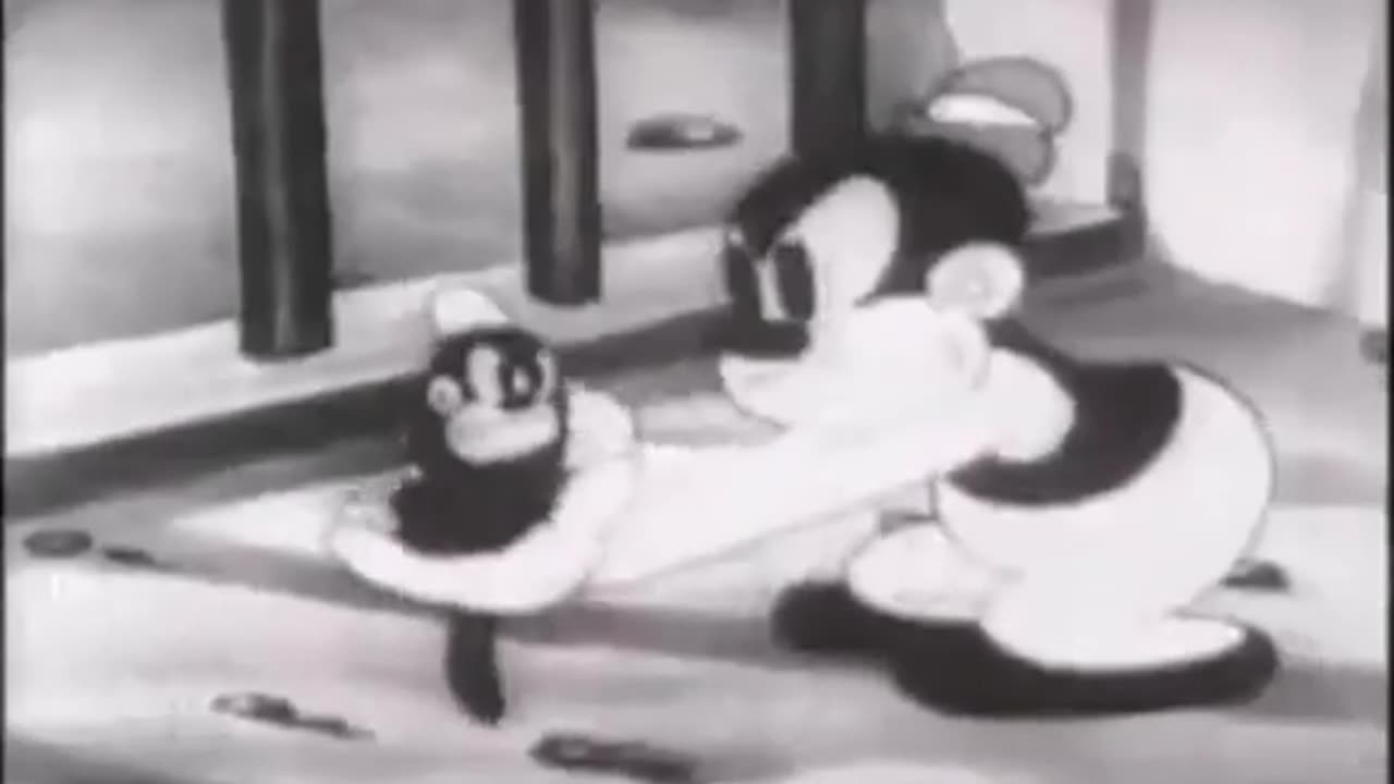 Looney Tunes: Bosko at the Zoo spanking
