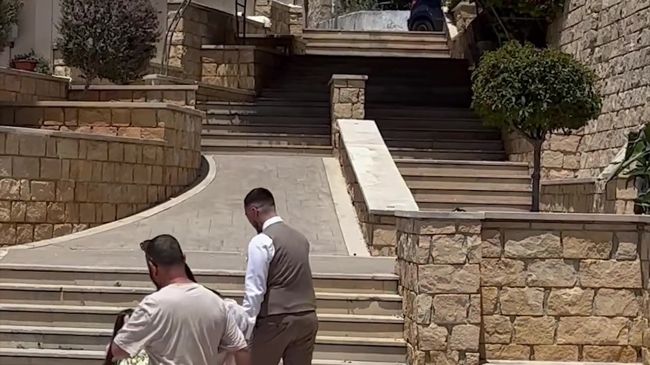 Bridesmaid Falls Down Steps, Drags Bride Down With Her