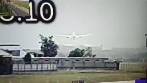 New footage captures the crash of Air India Flight 171 this morning