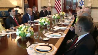 Trump Hosts Israeli PM Netanyahu For Dinner At The White House