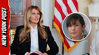 Melania Trump snaps back at question about Ghislaine Maxwell