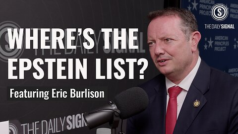 Why Won't Congress Investigate the Epstein Case? | Rep. Eric Burlison