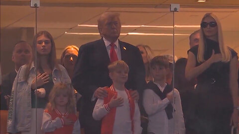 Crowd Roars As Trump Is Shown During The Star-Spangled Banner At CFP Championship On Monday Night