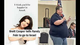 Brett Cooper roast Randy Fine, tells him to move to Israel