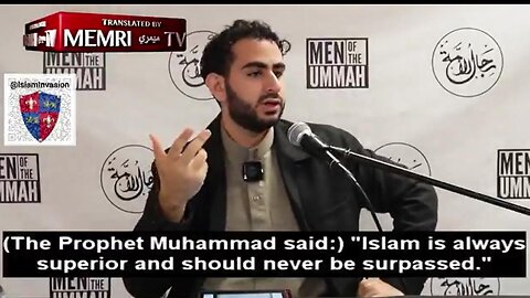 TERRIFYING: MUSLIM IN CHICAGO: "Islam did not come to co-exist. Islam is always superior. Nothing is above Islam."