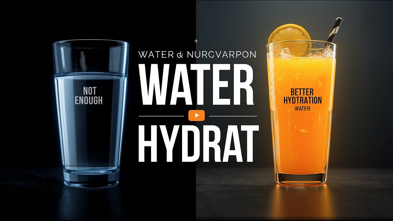 💦 Plain water is not the best way to hydrate! #hydration #hydrate #water #dehydration #electrolytes